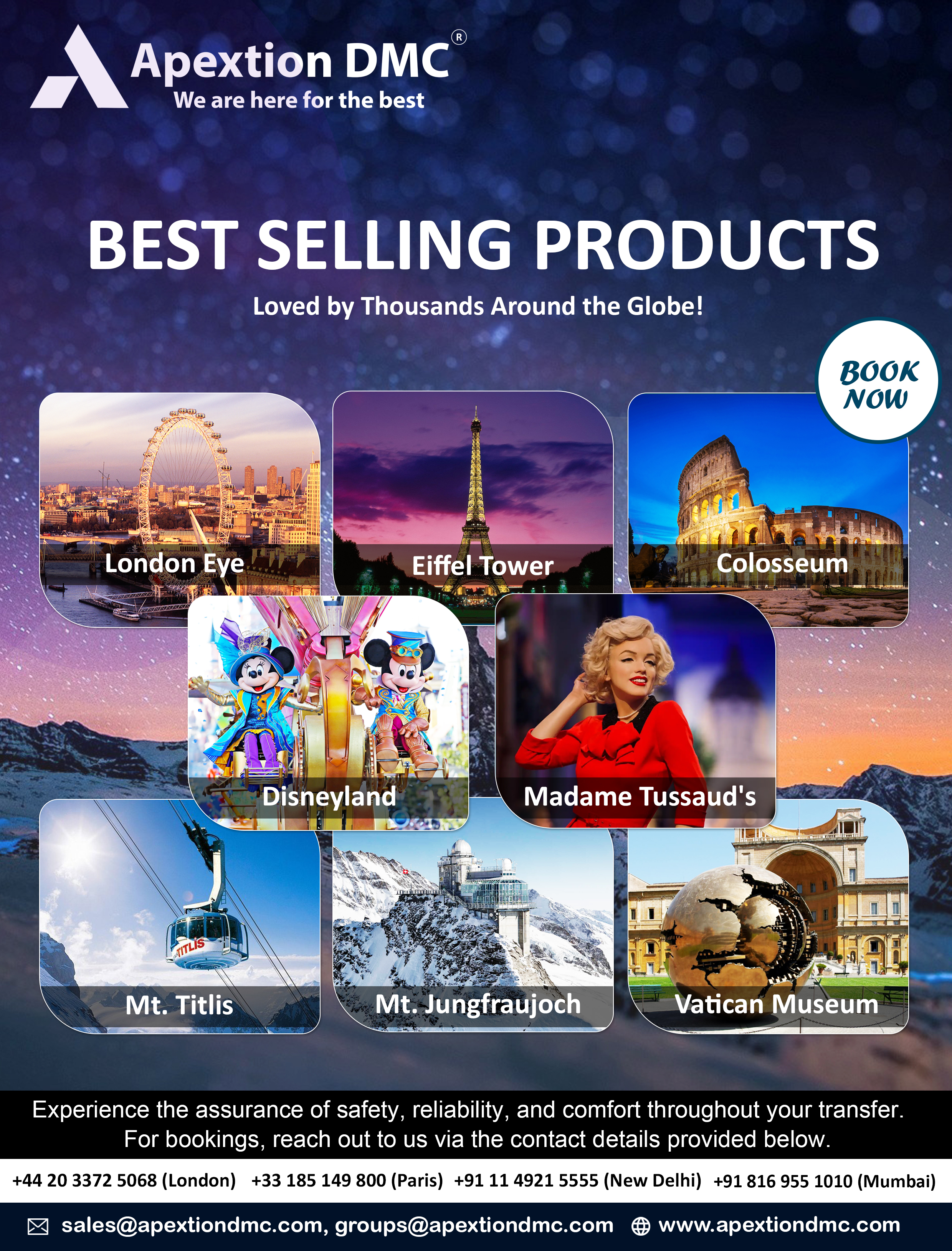 Best Selling Products - Loved by Thousands Around the Globe with Apextion DMC